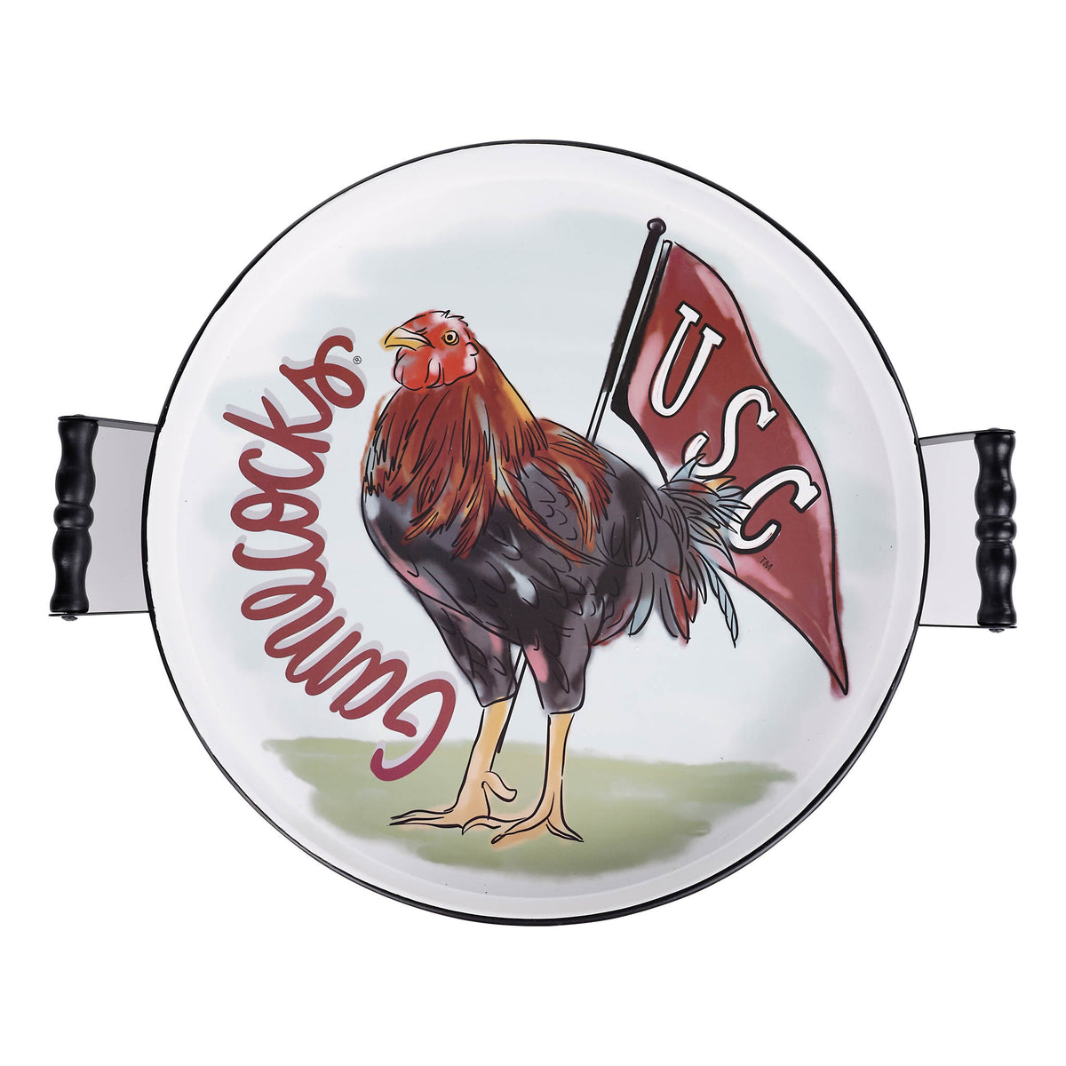 South Carolina  Mascot Enamel Tray