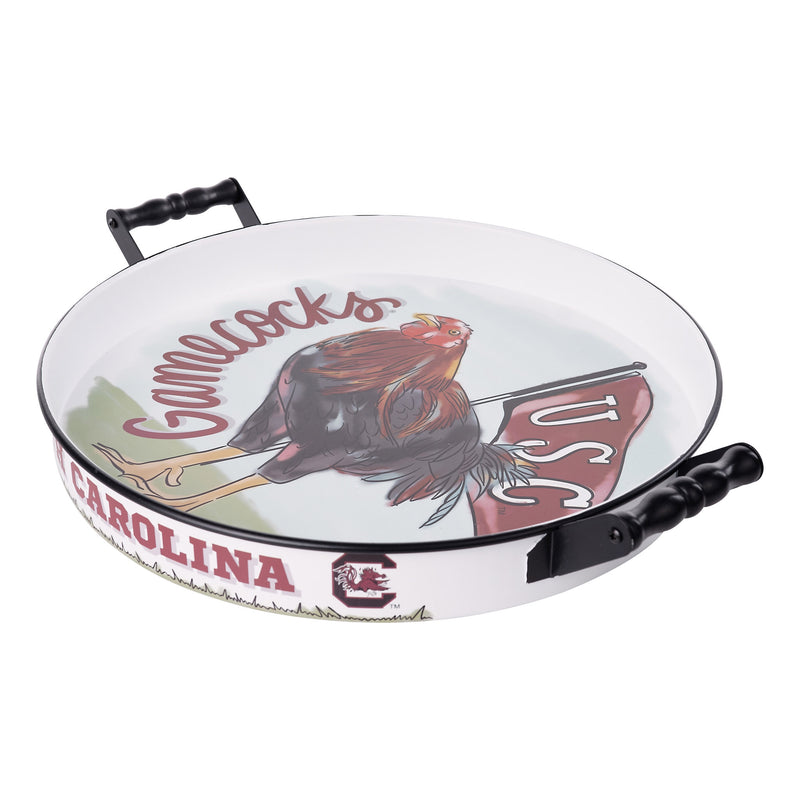 South Carolina  Mascot Enamel Tray