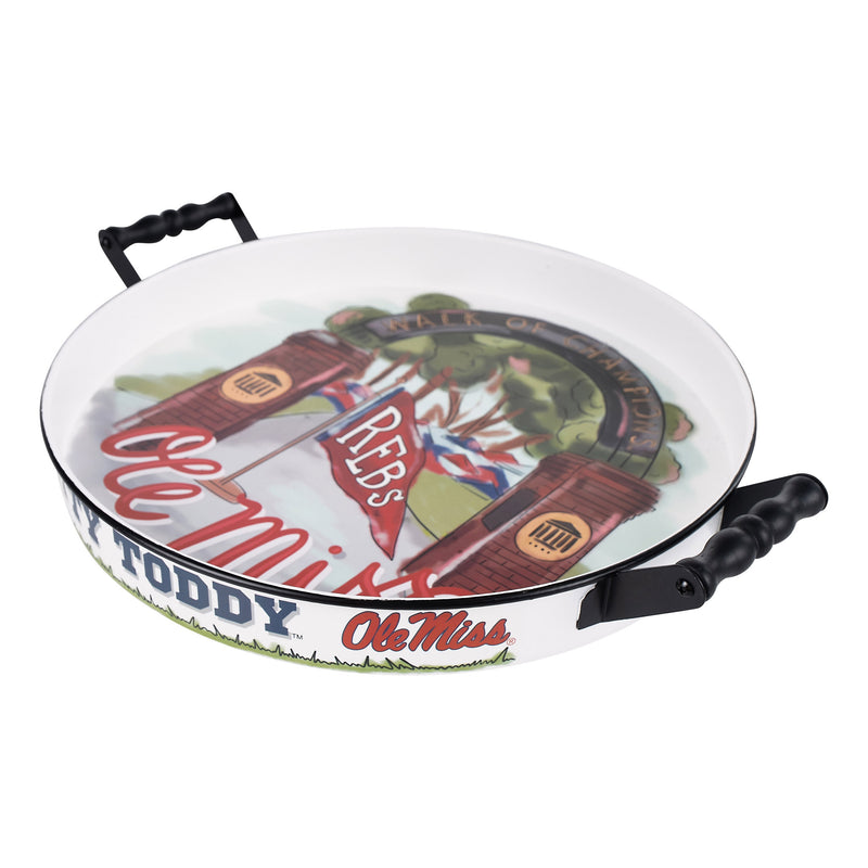 Ole Miss  Mascot Enamel Tray