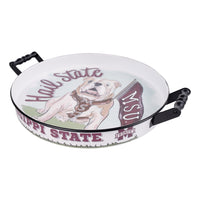 Mississippi State  Mascot Enamel Tray