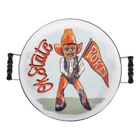 Oklahoma State  Mascot Enamel Tray