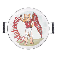Oklahoma  Mascot Enamel Tray