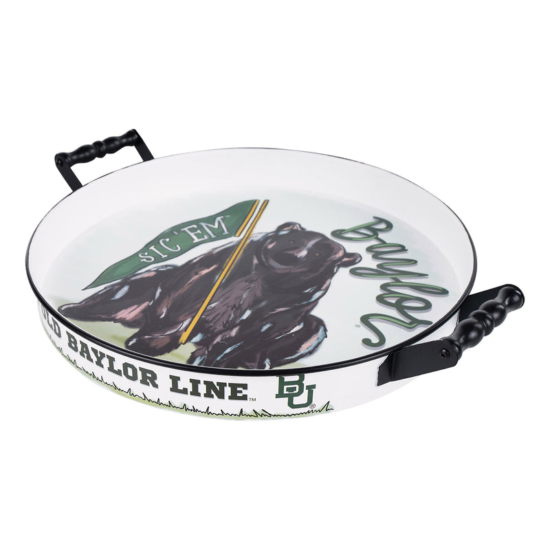 Baylor  Mascot Enamel Tray