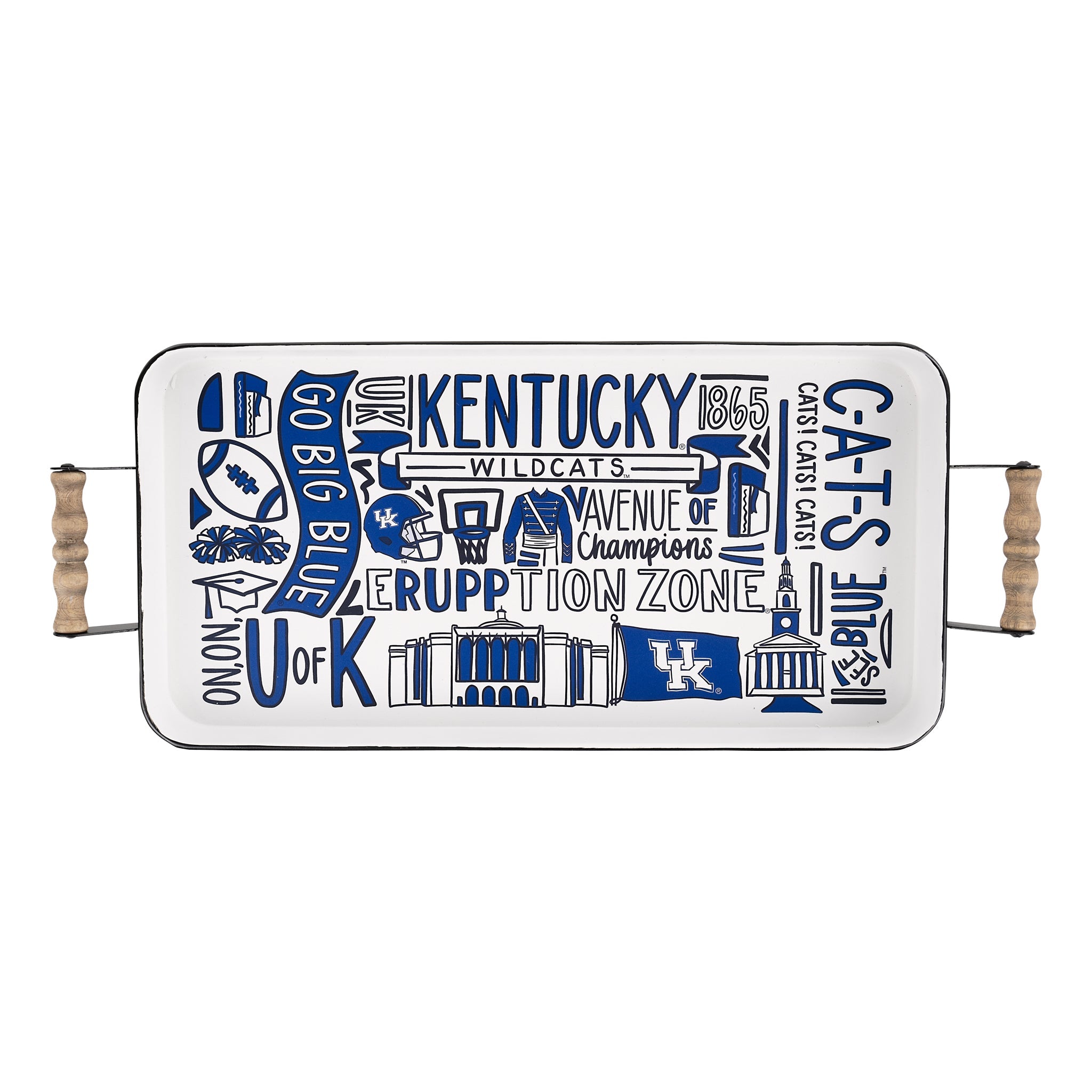 Glory Haus Kentucky Collage Enamel Tray - Thumbnail 2