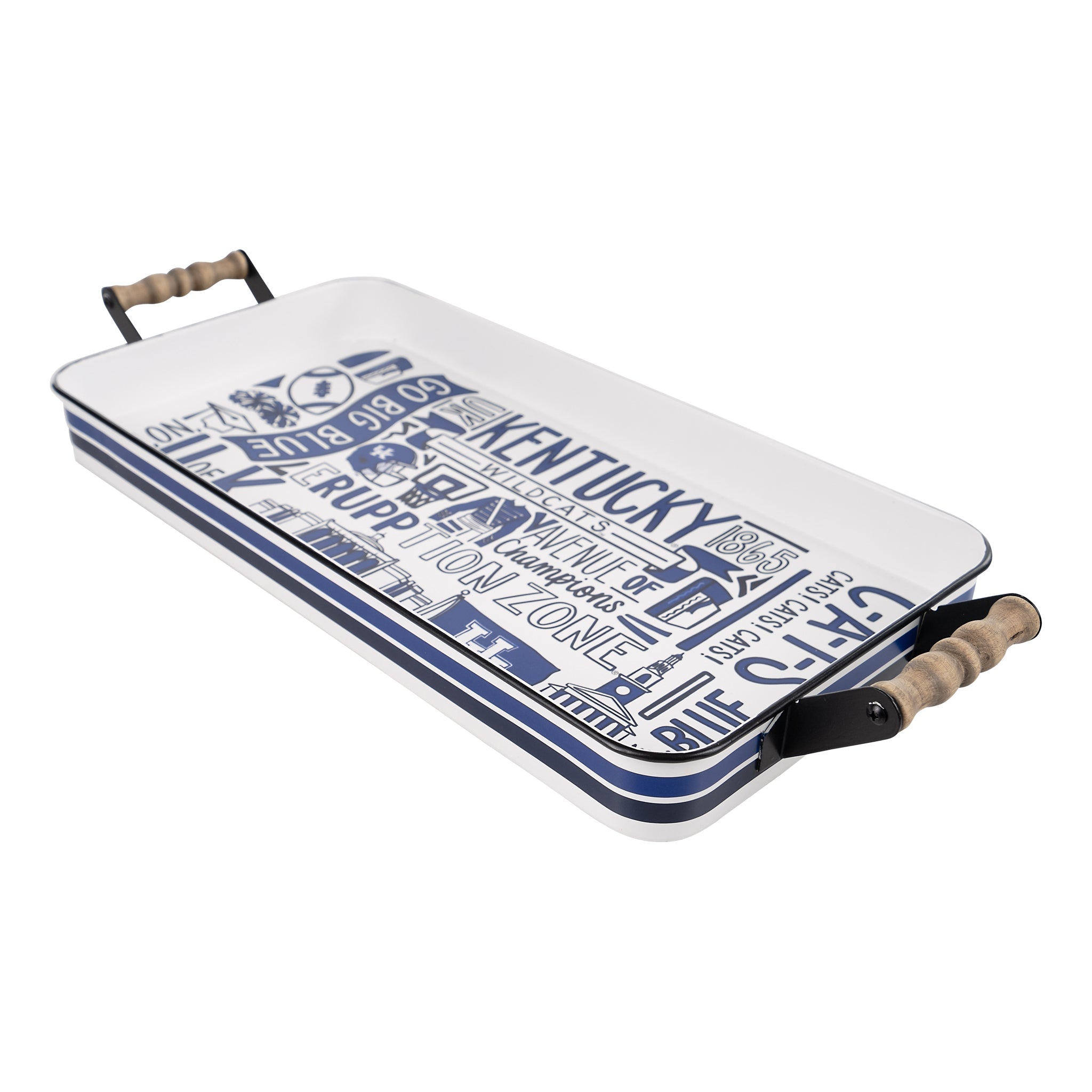 Glory Haus Kentucky Collage Enamel Tray