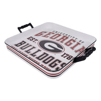 Georgia Bulldogs cooler with logo and text on a white background