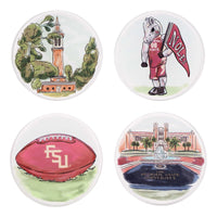 Florida State  Coaster Set/4
