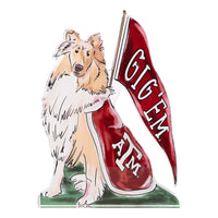 Texas A&M Reveille Acrylic Stand
