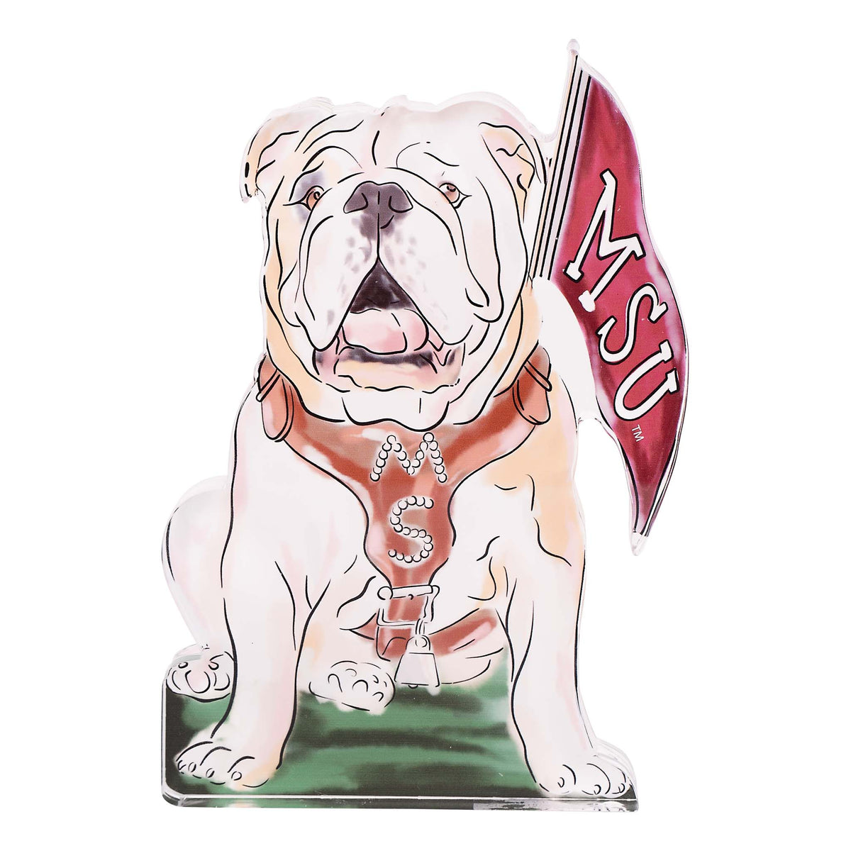 Mississippi State Bulldog Acrylic Stand