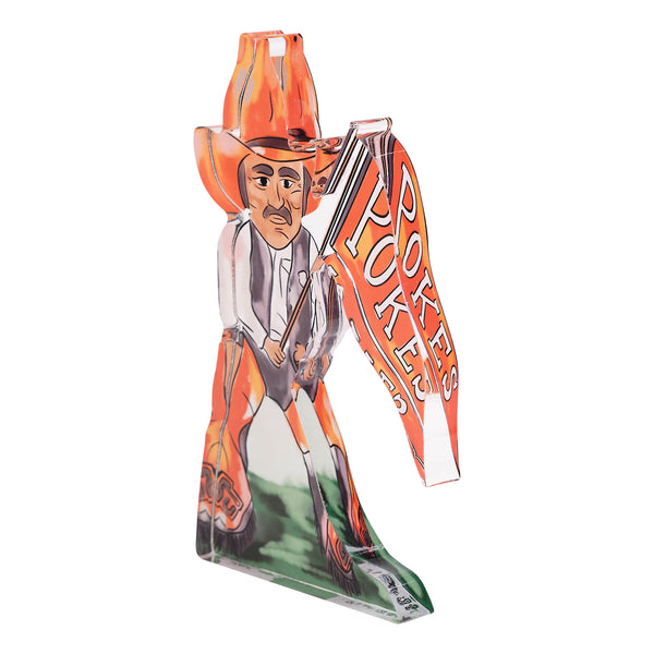 Oklahoma State Pistol Pete Acrylic Stand