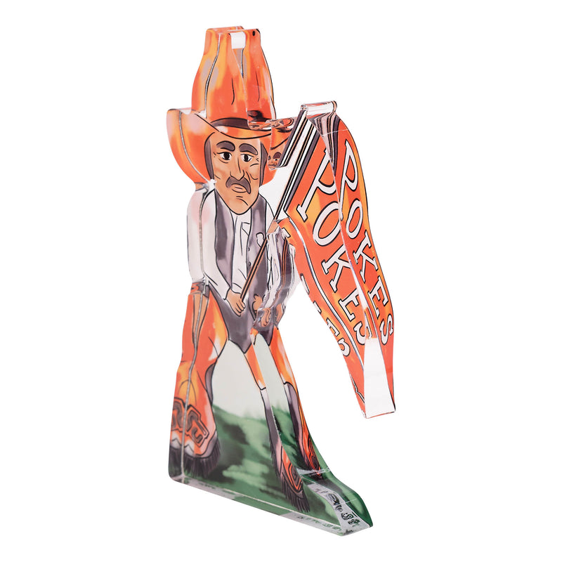 Oklahoma State Pistol Pete Acrylic Stand