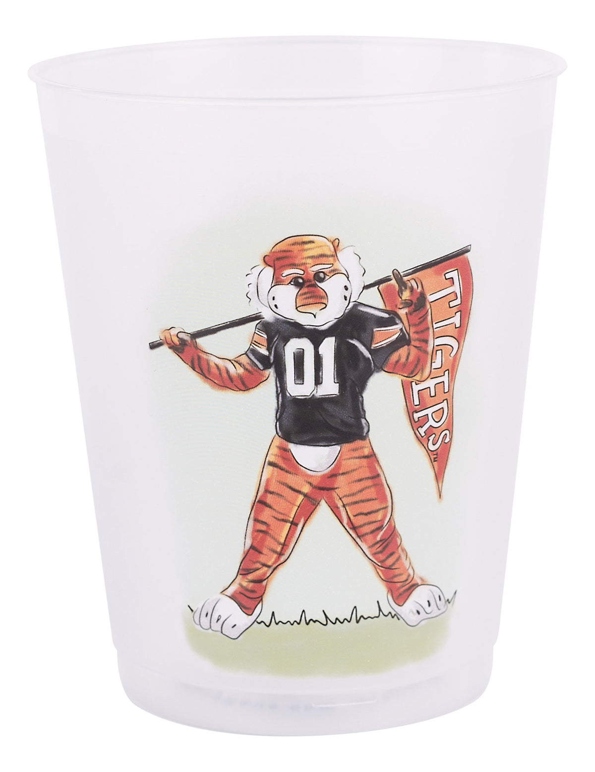 Auburn  Mascot Frosted CupsSet/8