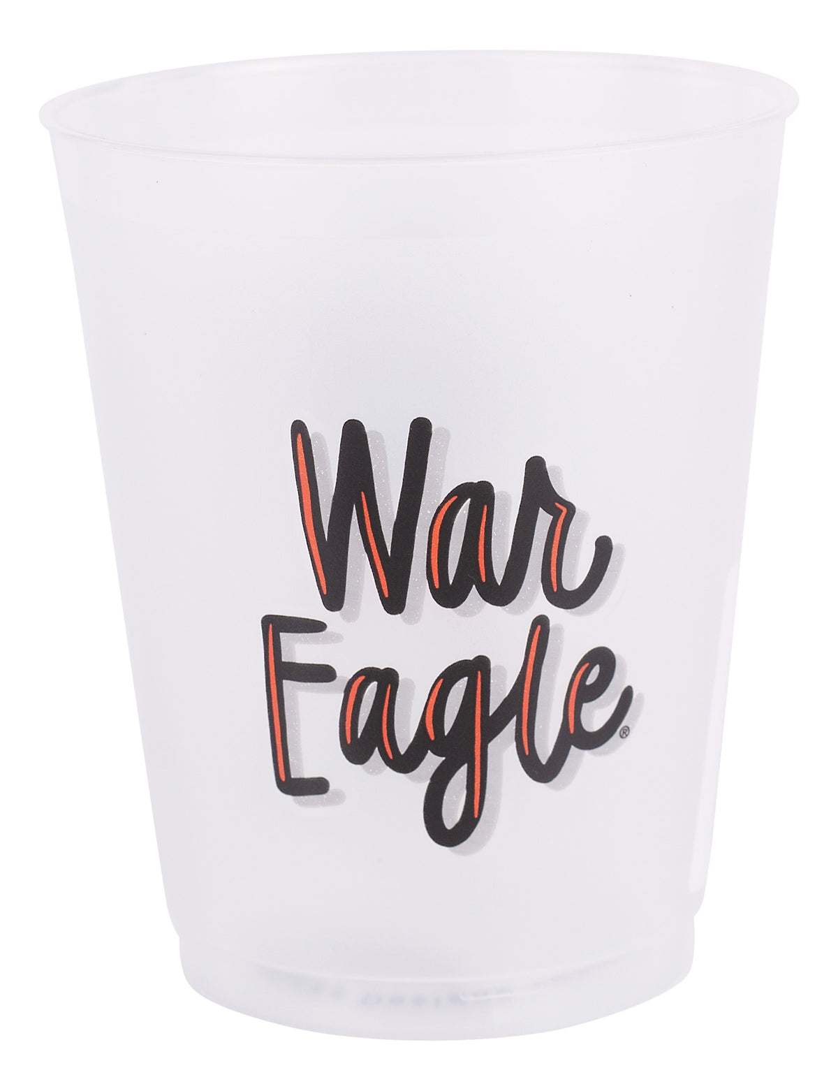 Auburn  Mascot Frosted CupsSet/8