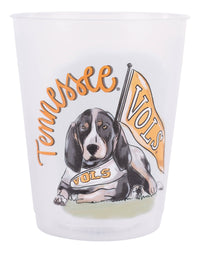 Tennessee  Mascot Frosted Cups Set/8