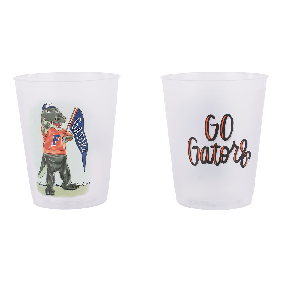 Florida  Mascot Frosted Cups Set/8