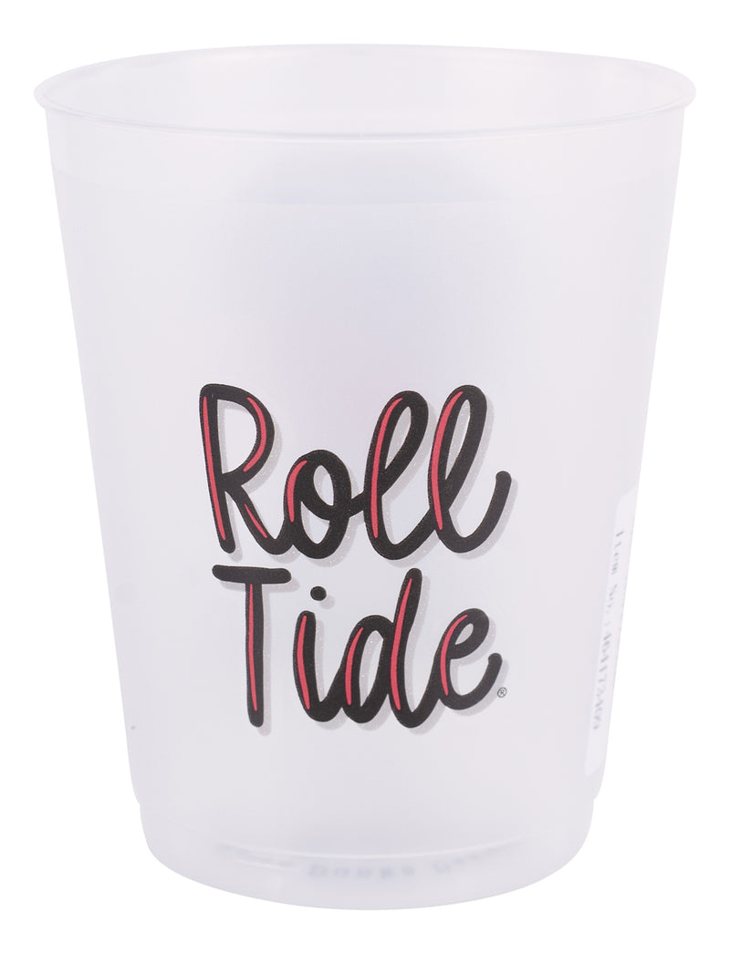 Alabama Mascot Frosted Cups Set/8