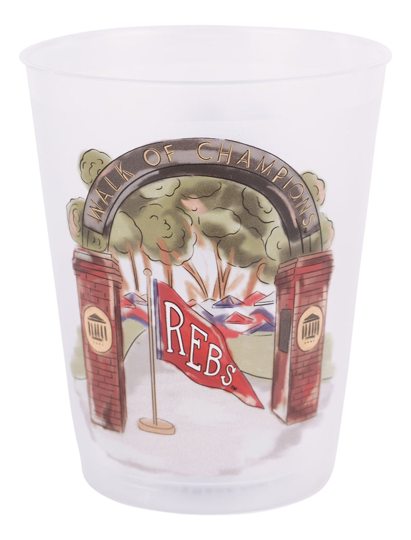 Ole Miss  Mascot Frosted Cups Set/8