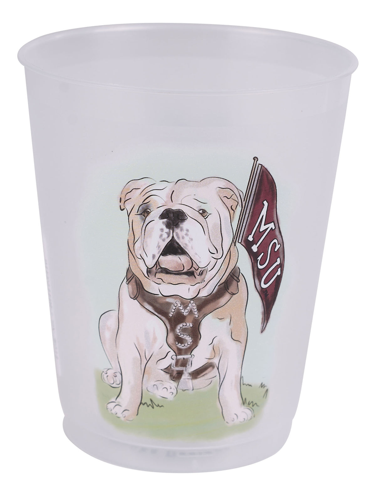 Mississippi State  Mascot Frosted Cups Set/8