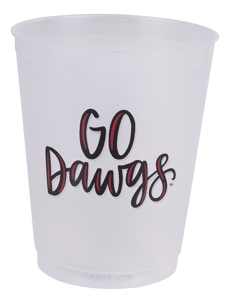 Mississippi State  Mascot Frosted Cups Set/8
