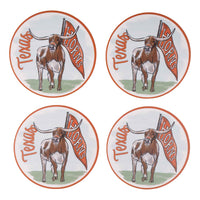 Texas Mascot Coaster Set/4