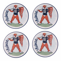 Auburn Mascot Coaster Set/4