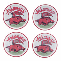 Arkansas Mascot Coaster Set/4