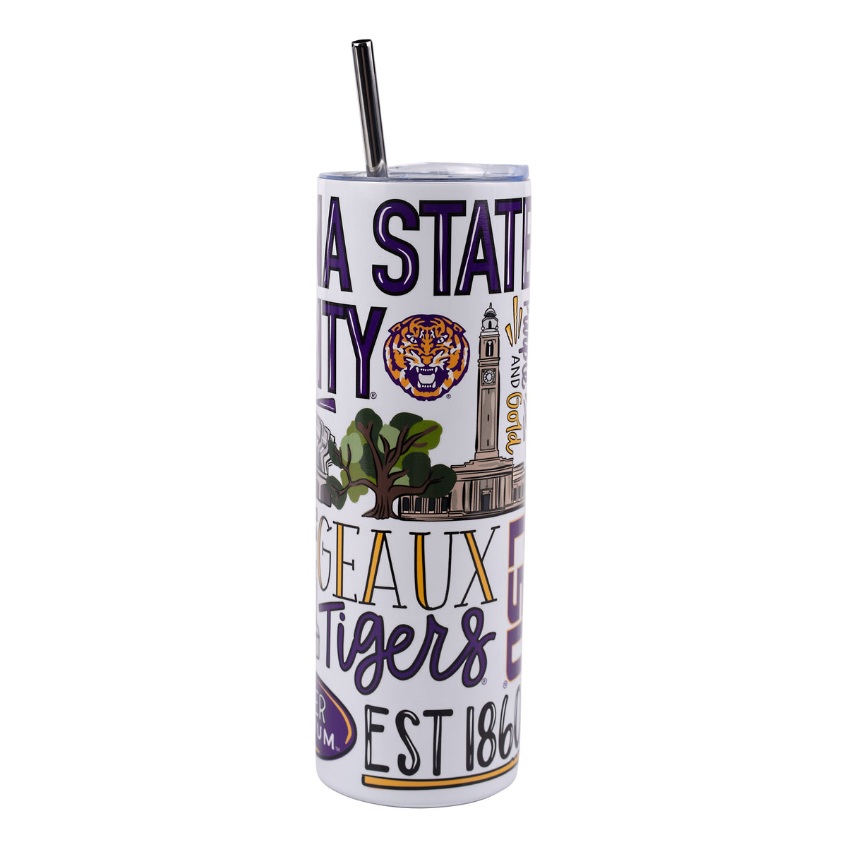 LSU Icon Tumbler