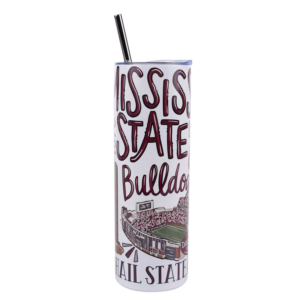 Mississippi State Icon Tumbler