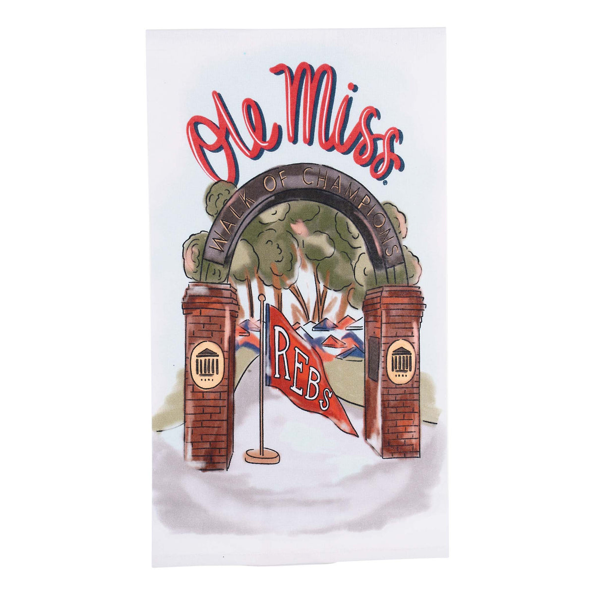 Ole Miss Mascot Tea Towel