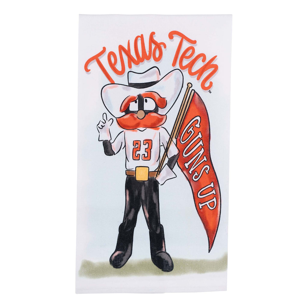 Texas Tech Mascot Tea Towel