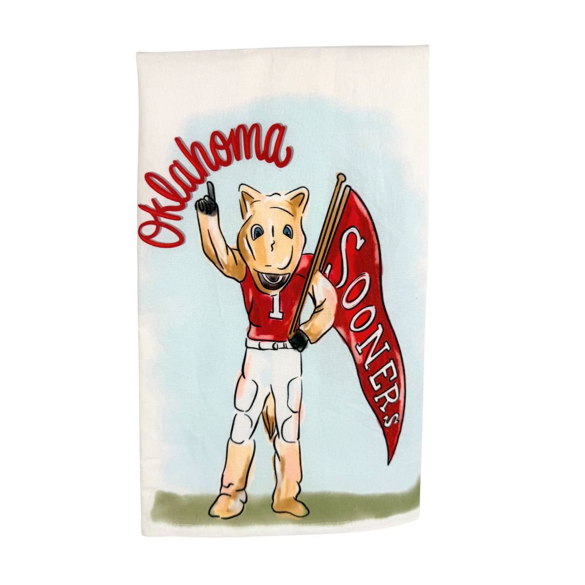 Oklahoma Mascot Tea Towel
