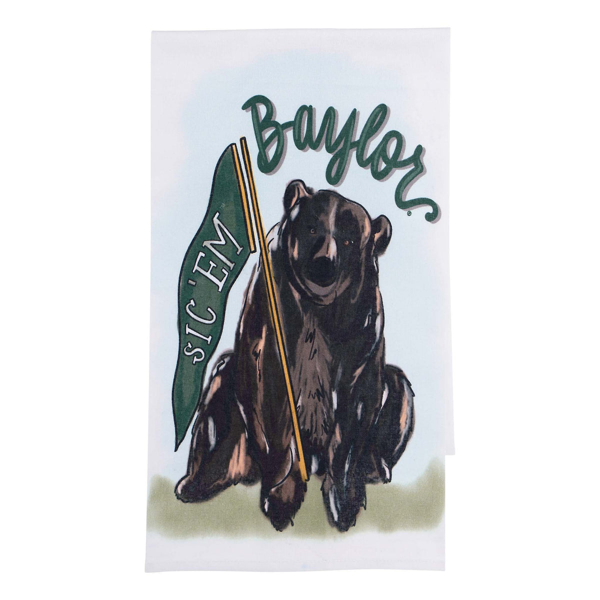 Baylor Mascot Tea Towel