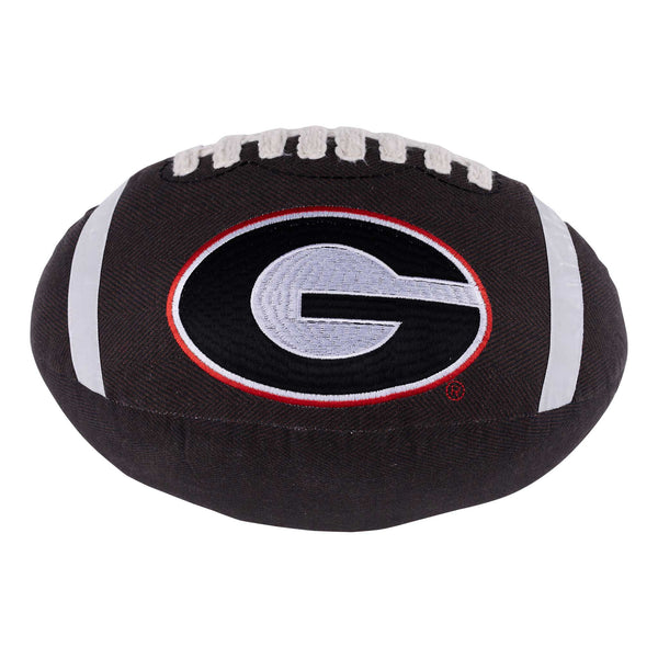 Georgia Football Shaped Pillow