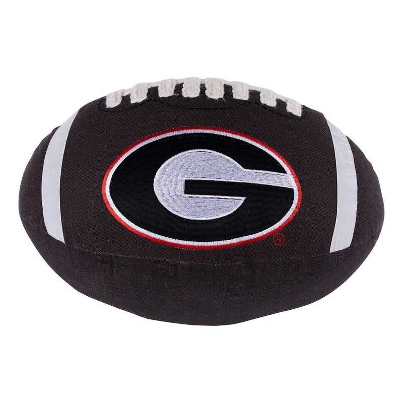 Georgia Football Shaped Pillow