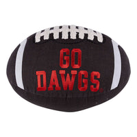 Georgia Football Shaped Pillow