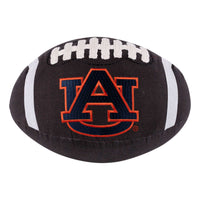 Football pillow with Auburn University logo on a white background
