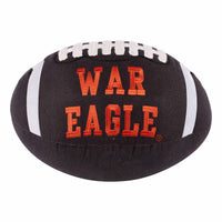 Auburn football pillow with 'War Eagle' text on a white background