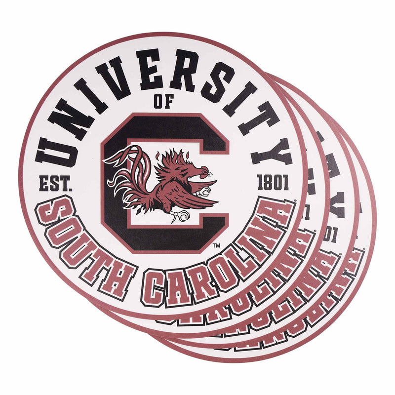 South Carolina Retro Placemat Set/4