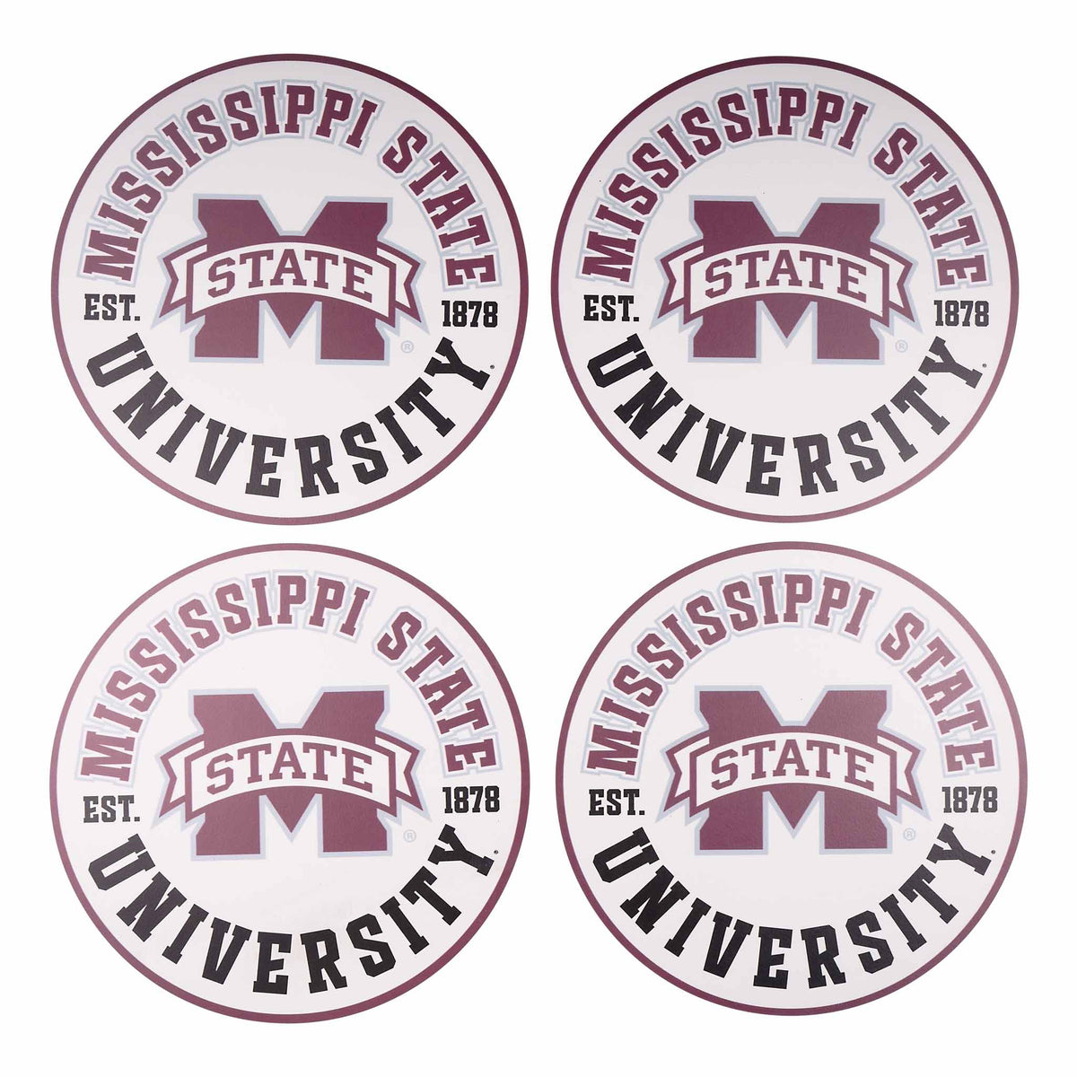 Mississippi State Retro Placemat Set/4