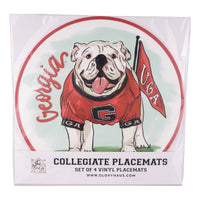 Georgia Mascot Placemat Set/4