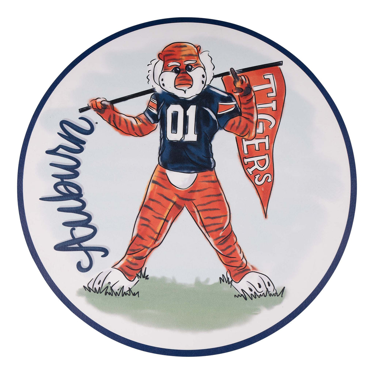 Auburn Mascot Placemat Set/4