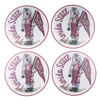 Florida State Mascot Placemat Set/4