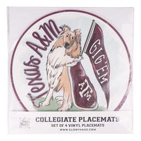 Texas A&M Mascot Placemat Set/4