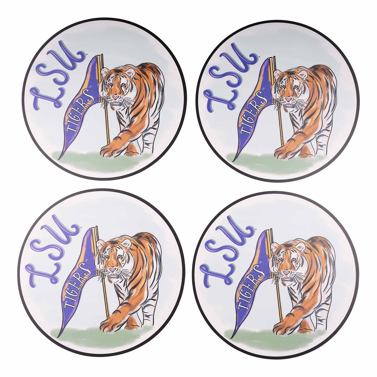 LSU Mascot Placemat Set/4