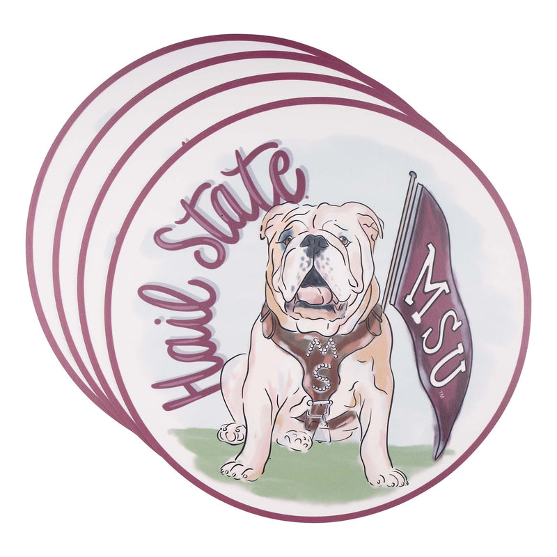 Mississippi State Mascot Placemat Set/4