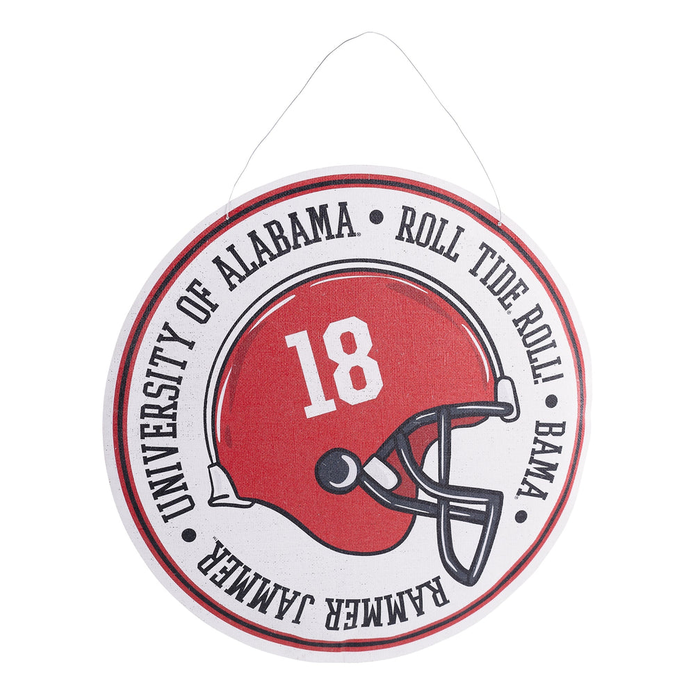 Show Crimson Tide Pride With A Double-Sided Bama Wreath/Helmet Burlee