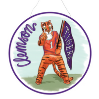 Clemson Mascot/Retro Burlee