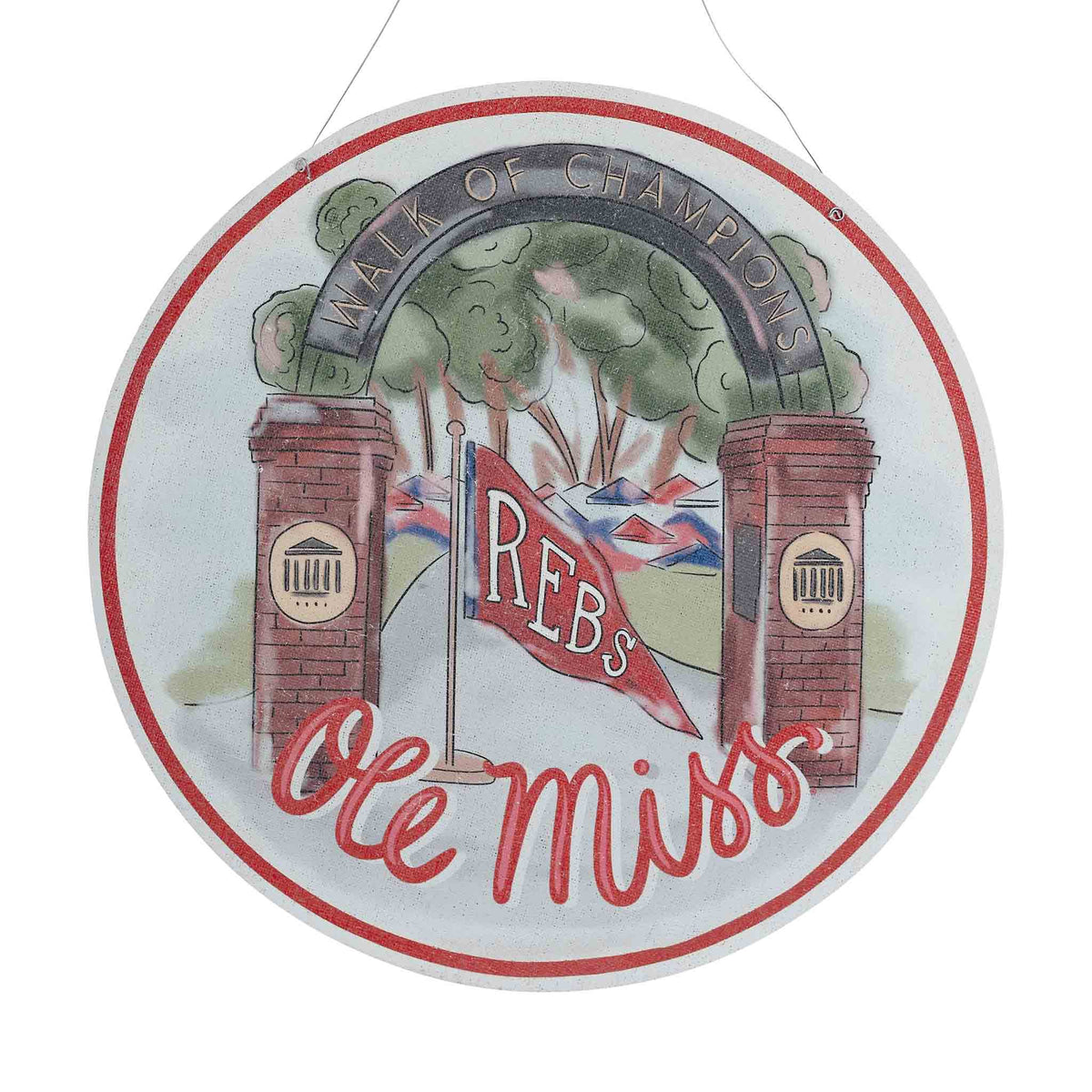 Ole Miss Mascot/Retro Burlee