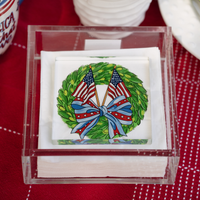 Americana Wreath Napkin Weight