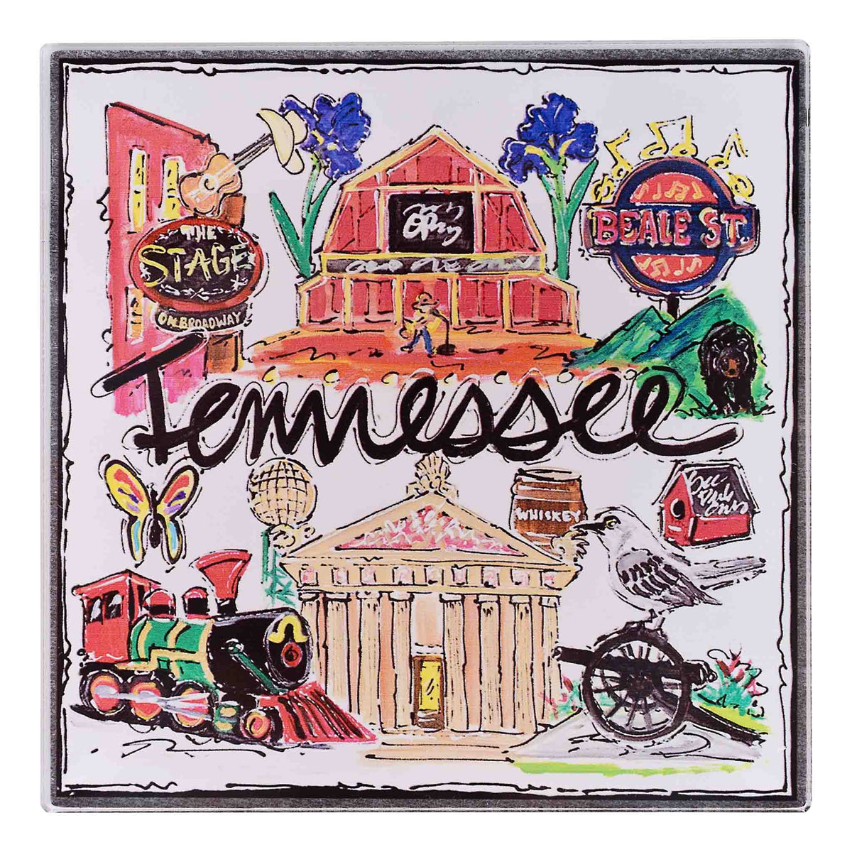 State of Tennessee Icon Magnet